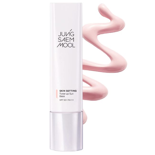 JUNG SAEM MOOL Skin Setting Tone-Up Sun Base, 1.4 fl oz (40 ml), Foundation, Base Makeup, Base Cream, Sunscreen, Korean Cosmetics