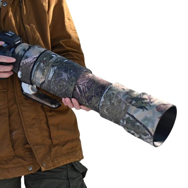 ROLANPRO Waterproof Lens Cover for Canon RF 200-800mm F6.3-9 is USM Camouflage Rain Cover