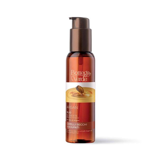 Bottega Verde - Argan - pflegendes Schutzöl - mit Arganöl (100 ml) - trockenes oder strapaziertes Haar