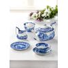 Spode Blue Italian Covered Butter Dish (Blue, White)