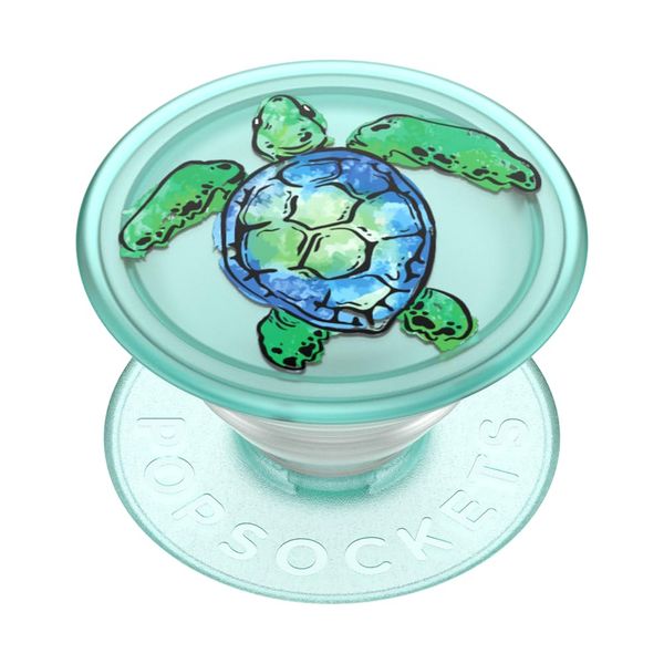 PopSockets Plant Based Phone Grip with Expanding Stand, Eco-Friendly - Tortuga
