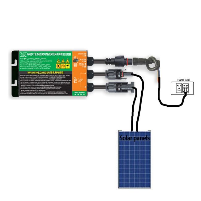 300W Solar Grid Tie Inverter, 24V/48V DC to 120V/230V AC