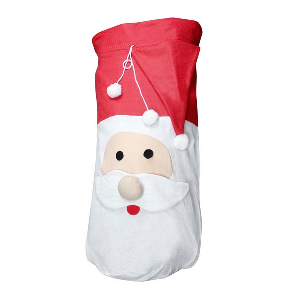 Jumbo Christmas Santa Sack With Drawstring - Quality Felt Xmas Stocking