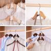 50 Pack Hanger Connector Hook Space Saving Hanger Connector for Wardrobe Closet Wardrobe