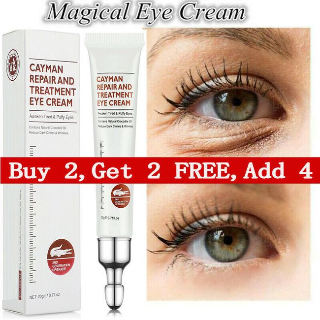 Magic Eye Cream 28 seconds to remove eye bags / dark circles / eye wrinkles USA