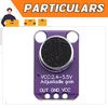 A-DIGISHUO 5PCS Electret Microphone Amplifier MAX4466 Module Adjustable Gain Blue Breakout Board for Ardui no