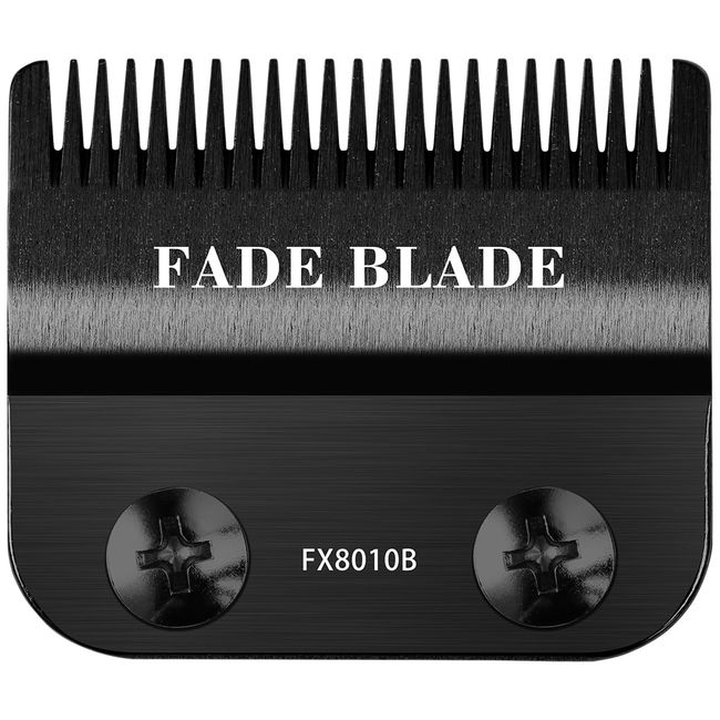 FX8010B Replacement Fade Blade Fits for BaBylissPRO FX870, FX890, FX825, FX673 Models, Graphite Replacement Blade Compatible with Babyliss Clipper Blades, Black