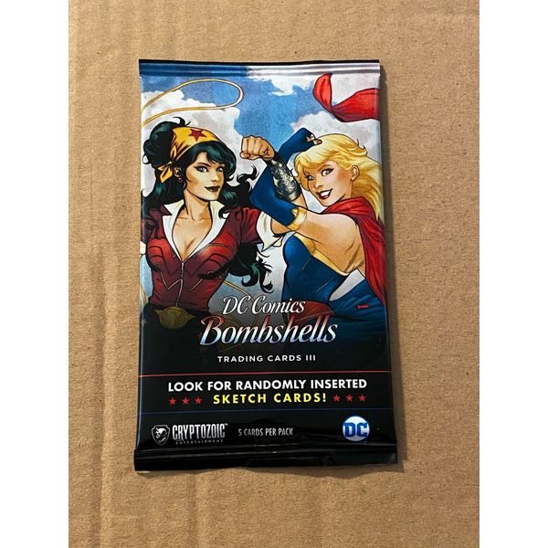 Cryptozoic DC Comics Bombshells Series 3 Insert Card Hot Pack Str Pwr Sketch ?