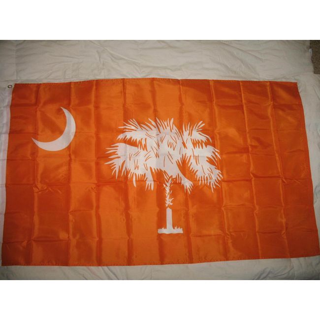 Flag Clemson Orange Carolina South Carolina State 3X5 Super Poly Indoor/Outdoor