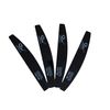 Half Moon Black File (100/180grit) 4PK