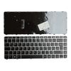 Power4Laptops German Layout Silver Frame Black Replacement Laptop Keyboard Compatible With HP EliteBook 840 G3
