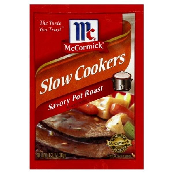 McCormick "Slow Cookers" Savory Pot Roast (1.3 oz Packets) 4 Pack