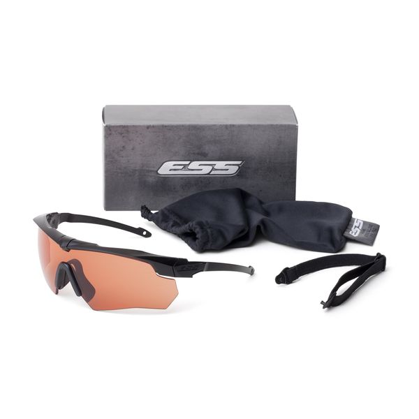 ESS Eyewear Crossbow Suppressor ONE Kit 740-0472,Black
