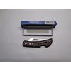 3 7/8" Bright Red/Black Lockback Folder