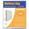 ComfortHome Mattress Bag for Moving and Storage, Twin and Full Size, 2 Pack Clear