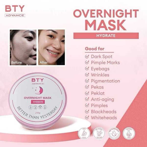 BTY Cream Overnight Mask 250‼️90 SOLD🌺ON HAND‼️