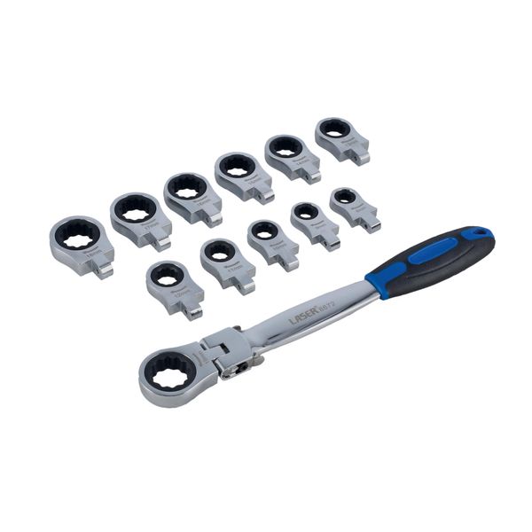 Laser 8872 Multi Head Ratchet Spanner Set