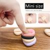 TRKETK 12 Pieces Cosmetic Powder Puff, 6 Pcs Finger Powder Puff and 6 Pcs 2.36 inch/6 cm Soft Round Powder Puffs Wet Dry Makeup Tool Setting Powder Puff Face Foundation Facial Makeup Blending Puff