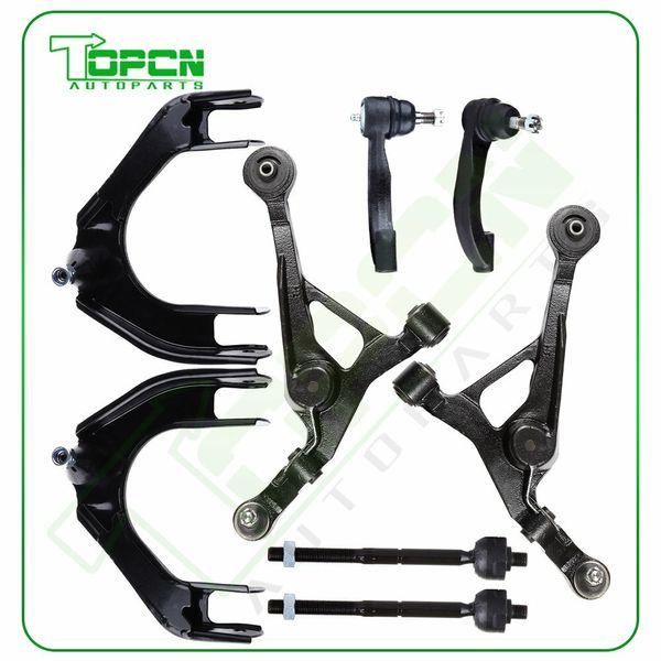 For 1995-2000 Stratus Breeze Cirrus Upper Lower Control Arms Outer Inner Tierods