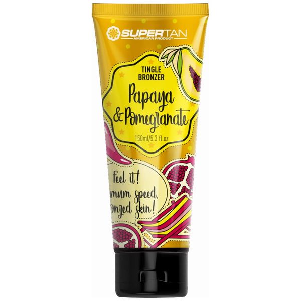 SuperTan Papaya & Pomegranate Tingle Bronzer (150ml)