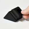 Matte Black "Enfield" Double Twist Stair Spindle - with Fixed Rake Brackets