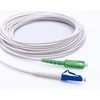 Elfcam - 3m Fibre Optic Cable SC/APC to LC/UPC Single Mode Simplex, LSZH Optical Cable White,3 Meter