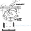 Fuel Tank Lock Ring Tool 6599 & Fuel Pump Module Spanner Wrench for GM Chrysler