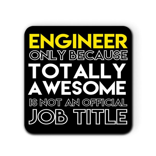 Personalised Any Job Title Name One Coaster for Mug Tea Coffee Cup Customised