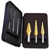 Alfa Tools MBS14 Multi Step Probit Drill Set Bright Finish Plastic Case, 4-piece