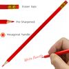 LCPQMZGH 48 Pcs Erasable Checking Pencils, Pre-Sharpened, for Marking, Coloring, Tests, Grading, Office, School (Multicolor)
