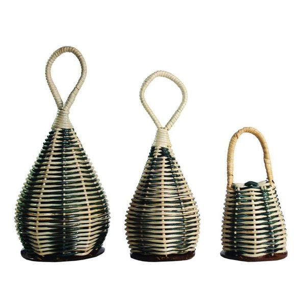 Caxixi Rattan Coco (Mediu)