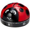 Judge Ladybird Kitchen Timer TC301 60 Minute Wind Up Cooking Timer - 1 Year Guarantee