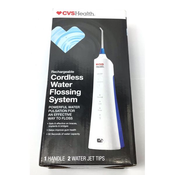 CVS Health Rechargeable Cordless Water Flossing Pick System