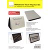 TimeTEX Whiteboard Table Flipchart A4 - with 20 Plastic Pockets - 62196