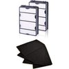 True HEPA (2) + Carbon Pre Filter Replacement (4) Compatible with Holmes Air Pur