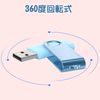 TEWENE USB Flash Memory, 4GB 10 Pack 5 Color Rotating Flash Drive, USB Flash Memory, USB2.0 Compact with Strap
