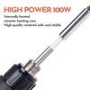 100W Electric Soldering Iron Kit with Adjustable Temperature & iron Handle