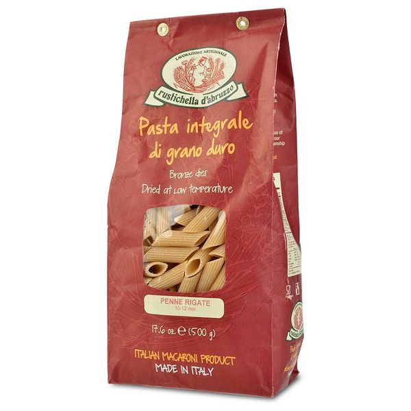 Rustichella d'Abruzzo Whole Wheat Penne Rigate | PACK OF 2