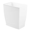 iDesign Mono Rubbish Bin, Plastic, White