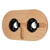 Surface-Mounted Beech Wood Retro Frame 2-Way Series QR1 Natural