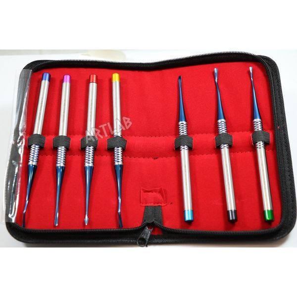 7 PC Precise German Premium Dental Elevator PROXIMATORS Orthodontic PDL Luxating Root Elevator Periotome Luxation for Tooth Extraction Extracting German