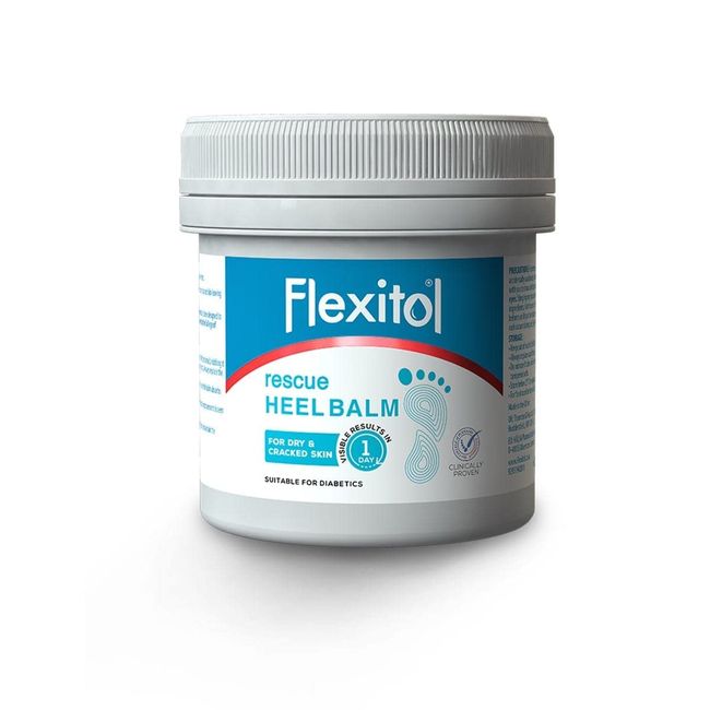 Flexitol Rescue Heel Balm 485g, Clinically Proven to Moisturise Dry, Cracked Heels in 1 Day, Intense Moisturisation