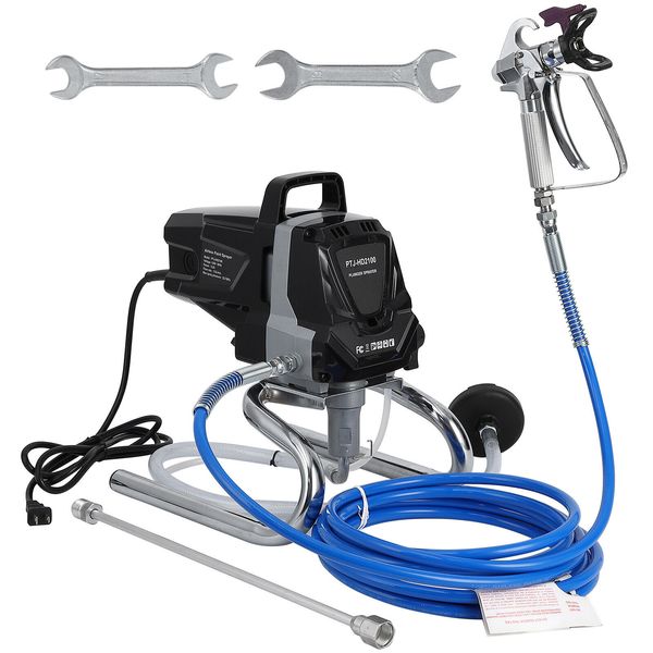 High Efficiency Stand Airless HVLP Paint Sprayer with Extension Rod Piston Pump