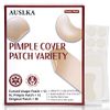 AUSLKA Pimple Patches Value Pack 120 Patches- Hydrocolloid Spot Dots, Blemishes Patch - Pimple Stickers, Patches To Cover Facial Blemishes