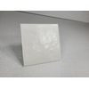 Vintage White Ceramic Tile 4.25 in Subway Square Rippled Matte Potters Touch
