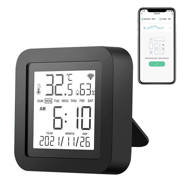 eMylo Smart WiFi IR Remote Control WiFi Temperature & Humidity Sensor Univers...