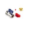 Wärmer System Straight Washing Machine Tap - 15mm x 3/4"