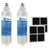 Fits LT800P LT120F Comparable Tier1 Fridge Water and Air Filter Combo 2 Pack