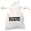 Flox Creative White Organic XS Drawstring Pouch Practicing for my Retirement one Gin at a Time