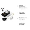 High Precision Black Weigh Scale 50G 0.001G Count Tare Battery Usb Powered
